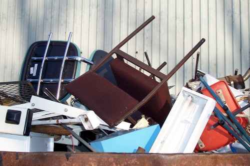 A clean construction site managed with skip hire services in Osterley
